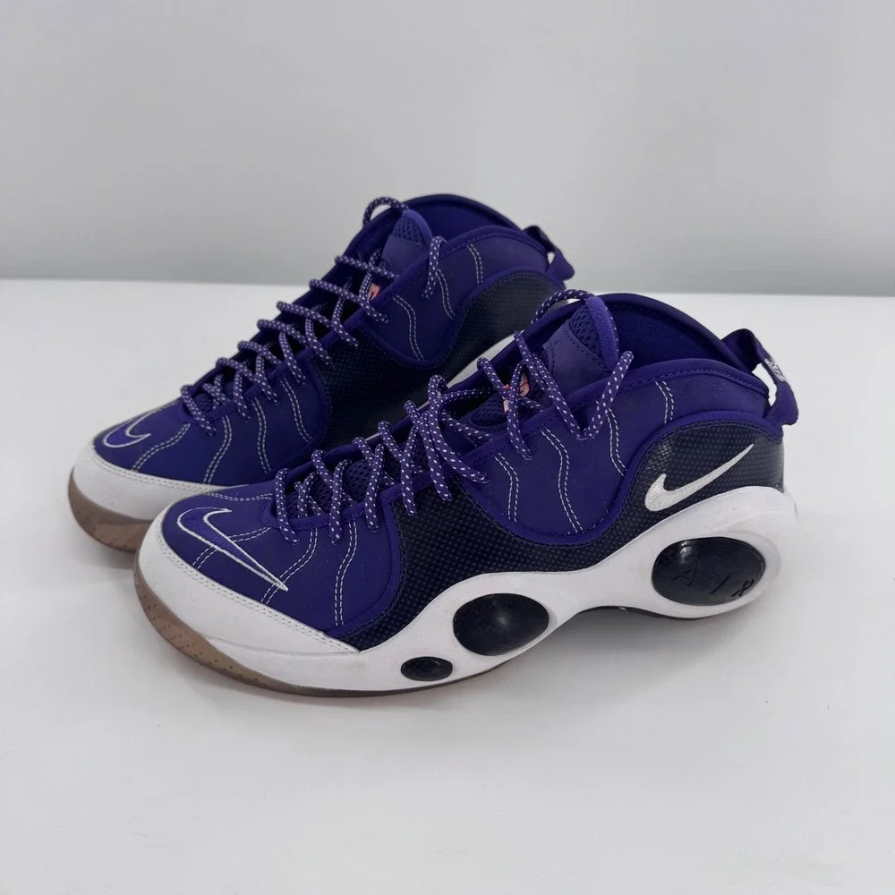 Nike Air Zoom Flight‎ 95 Jason Kidd Phoenix Suns Mens Size 11 Purple 574724-500